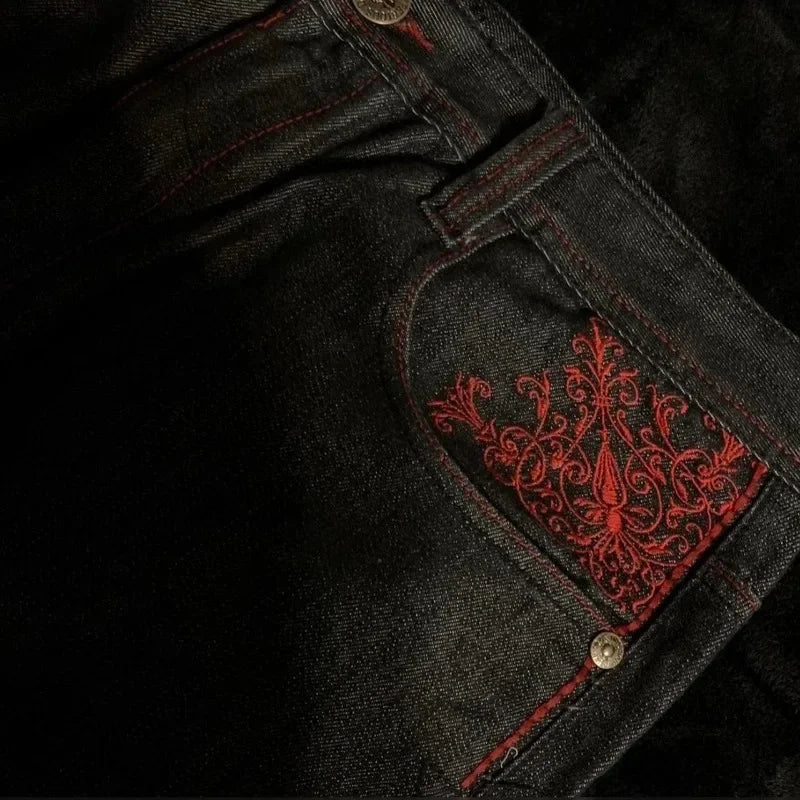 Y2K Blood & Shadow Denim