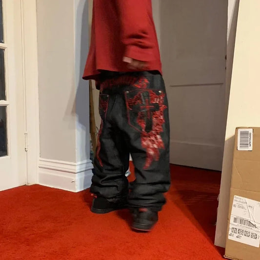 Y2K Blood & Shadow Denim